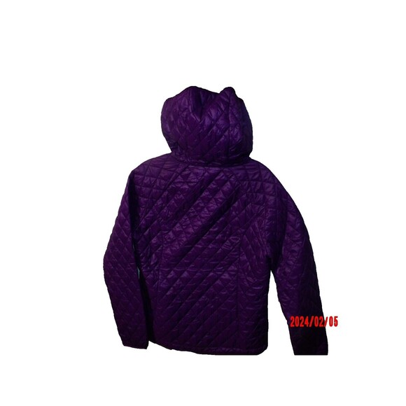 Free Country light wieght puffer jacket Purple Med - Picture 2 of 4